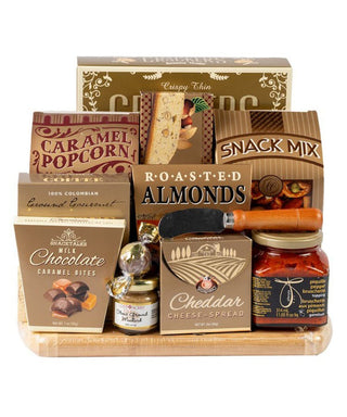Gourmet Delights Basket  (FGB202) - Flowers Gifts and Balloons