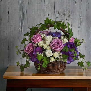 A Basket of Elegance (FGB74) - Flowers Gifts and Balloons