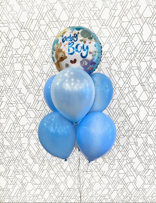 BabyBoy Balloon Bouquet (FGB319) - Flowers Gifts and Balloons