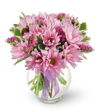 Lavender Dreams: Daisy and Statice Bouquet   (FGB38) - Flowers Gifts and Balloons