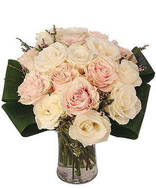 PEARL PERFECTION ROSE ARRANGEMENT (FGB107) - Flowers Gifts and Balloons