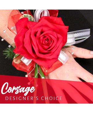 PROM CORSAGE DESIGNER'S CHOICE (FGB103) - Flowers Gifts and Balloons