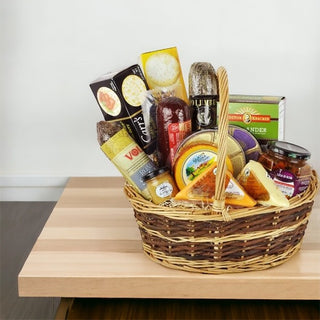 Premium Gourmet Meat & Cheese Basket (FGB47) - Flowers Gifts and Balloons