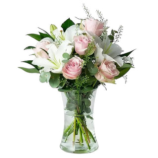 Blushing Elegance  (FGB75) - Flowers Gifts and Balloons