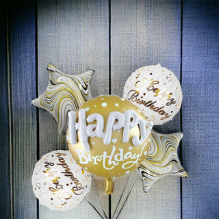 Happy Birthday Helium  Balloons (FGB80) - Flowers Gifts and Balloons