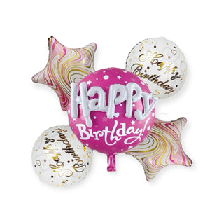 Happy Birthday Helium  Balloons (FGB80) - Flowers Gifts and Balloons