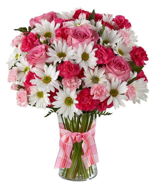 Pretty in Pink  FGB126) - Flowers Gifts and Balloons